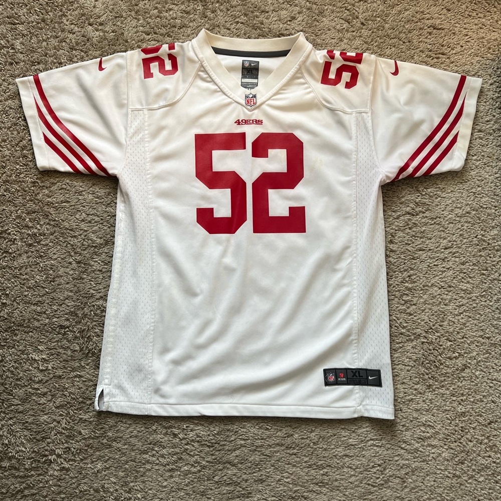 Patrick Willis Official On-Field Jersey (San Francisco 49ers Merch)